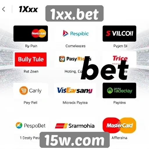 Métodos de pagamento aceitos em 1xx.bet